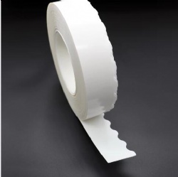 Wave zipper edge Tissue tape